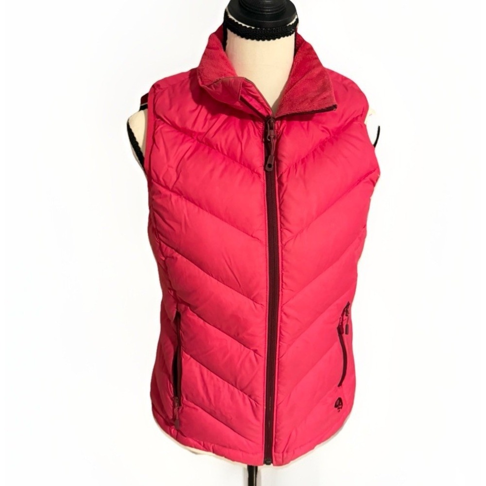 Mountain Hardwear 650 Down Vest Womens S Pink Puffer Q‎ Shield Lightweight